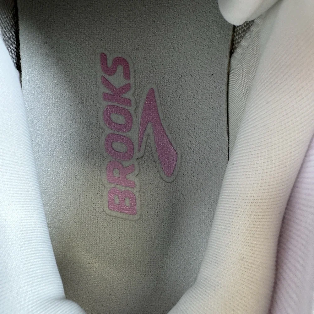Brooks Glycerin GTS 23 Womens 9.5 B White Harbor Mist Running Shoes 1204921B133